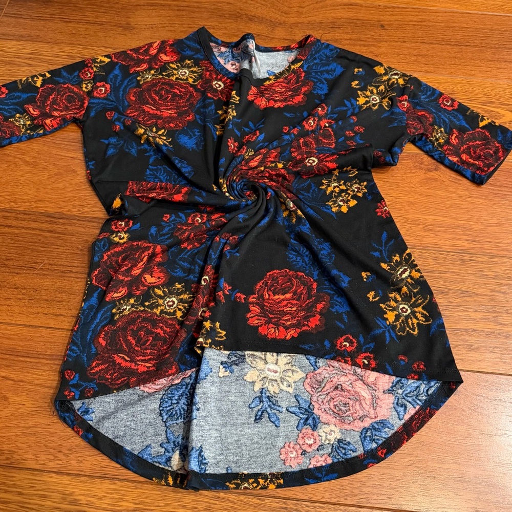 LuLaRoe Multicolor Floral Top